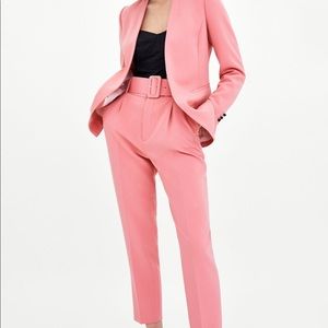Zara High rise trouser with belt